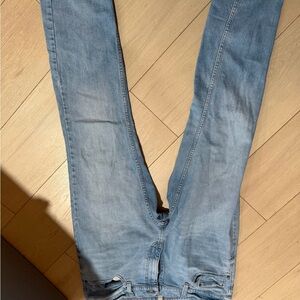 American Eagle Outfitters Men's Straight Jeans - Light Blue